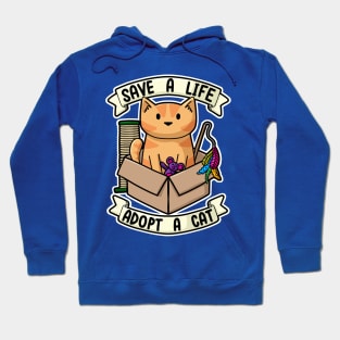 Save A Life - Adopt a Cat Hoodie